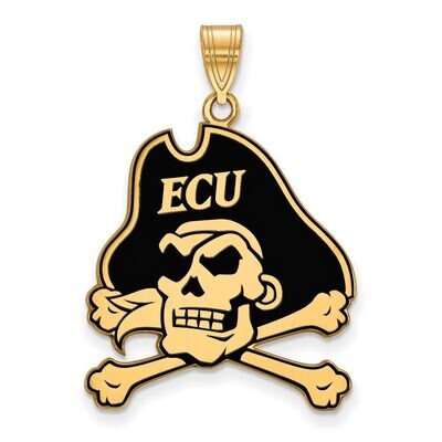 East Carolina University x-Large Enamel Pendant Gold-plated Silver GP070ECU, MPN: GP070ECU, 8867749…