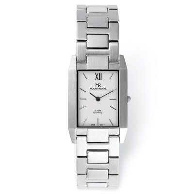 Mens Mountroyal Stainless Steel Rectangular Slim Dress Watch XWA1224, MPN: XWA1224, 886774378886