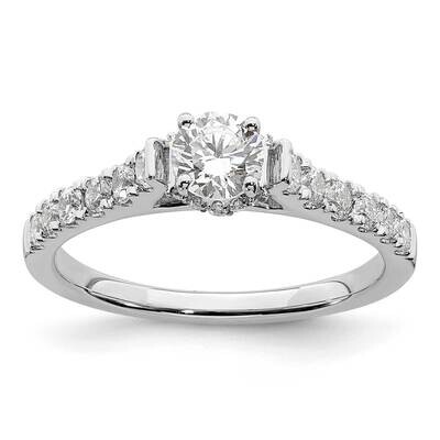Si1/Si2, G H I, Engagement Ring 14k White Gold Lab Grown Diamond RM6554E-040-CWLG, MPN: RM6554E-040…