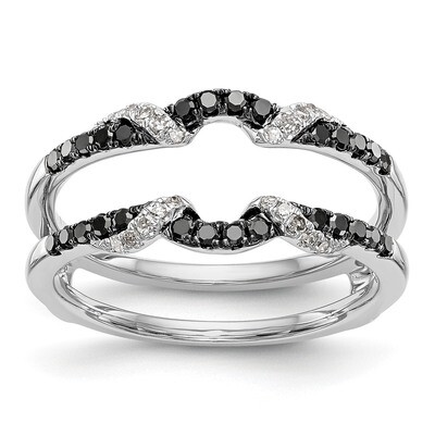 Black &amp; White Diamond Guard 14k White Gold RM3125B-BK-033-WAA, MPN: RM3125B-BK-033-WAA, RM3125B-BK-…