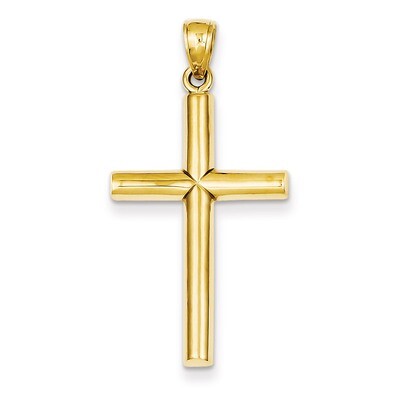 Hollow Cross Pendant 14k Gold XR248, MPN: XR248, 191101544040