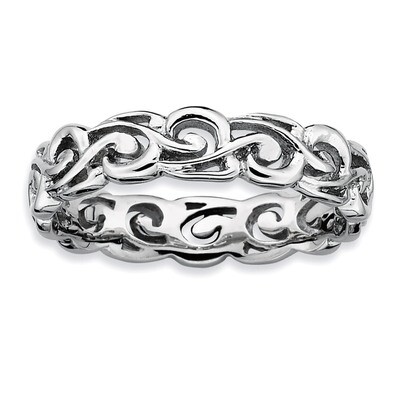 Ring - Sterling Silver Polished QSK130, MPN: QSK130, 883957520070