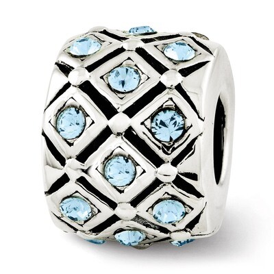 March Swarovski Elements Bead - Sterling Silver QRS2686MAR, MPN: QRS2686MAR, 886774992280