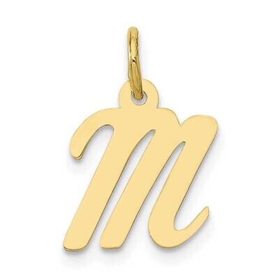 Script Initial M Charm 10k Gold Small 10YC658M, MPN: 10YC658M,