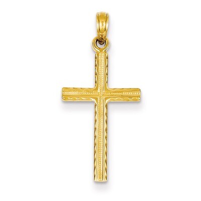 Latin Cross Pendant 14k Gold C3866, MPN: C3866, 637218017140