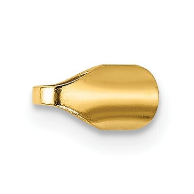 Round Chain Tab 14k Yellow Gold YG2081, MPN: YG2081,