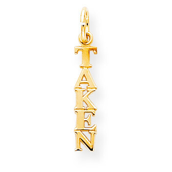 Talking - Taken Charm 10k Gold 10C489, MPN: 10C489, 883957585659