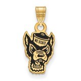 North Carolina State U Small Enamel Pendant Gold-plated Sterling Silver GP075NCS, MPN: GP075NCS, 88…