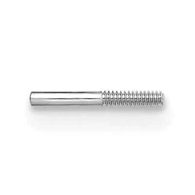 Threaded Earring Post 14k White Gold WG668, MPN: WG668,