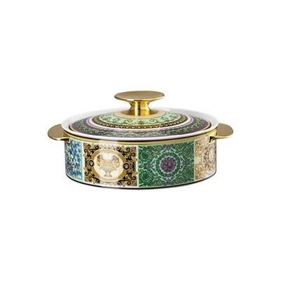 Versace Barocco Mosaic Vegetable Bowl Covered, MPN: 19335-403728-11320, 790955172852