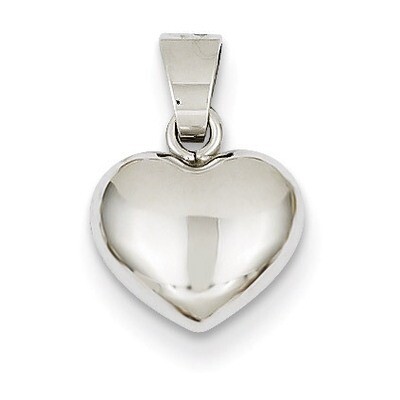 Heart Pendant 14k White Gold XCH110, MPN: XCH110, 886774123769
