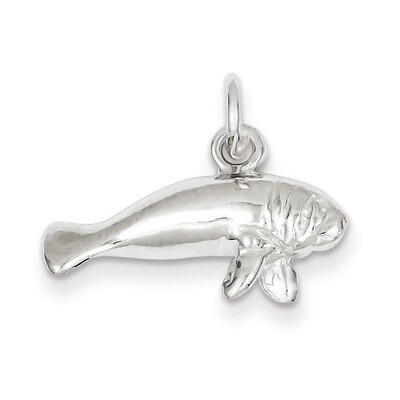 Manatee Charm Sterling Silver QC938, MPN: QC938, 883957976532