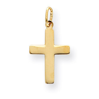 Cross Charm 14k Gold Polished C3787, MPN: C3787, 883957898391