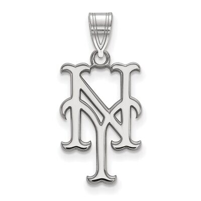 New York Mets Large Pendant 14k White Gold 4W004MET, MPN: 4W004MET, 886774830643