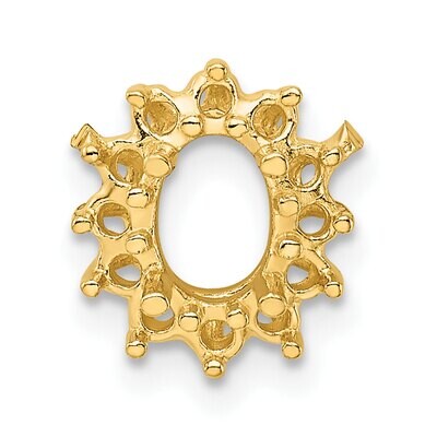 Cluster Oval 6 x 4mm Setting 14k Yellow Gold YG293, MPN: YG293,