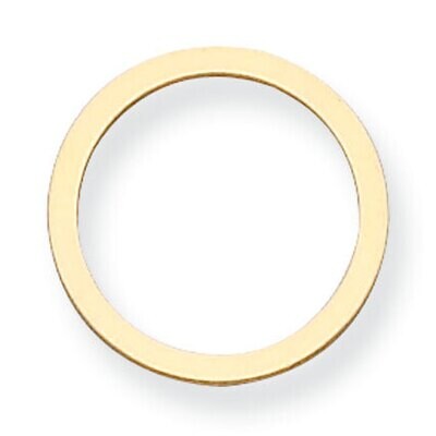 Circle with Hole Stamping 14k Yellow Gold YG1052, MPN: YG1052,