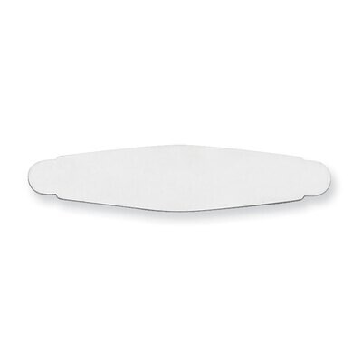 Bracelet Blank Stamping Sterling Silver Rhodium-plated SS1433, MPN: SS1433,