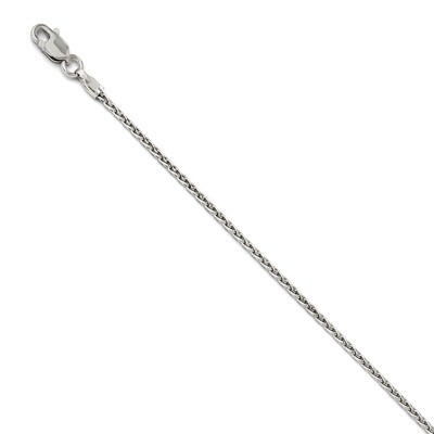 Leslie&#39;s 1.3mm Wheat Chain 16 Inch - 14k White Gold HB-1955-16, MPN: 1955-16, 886774995588