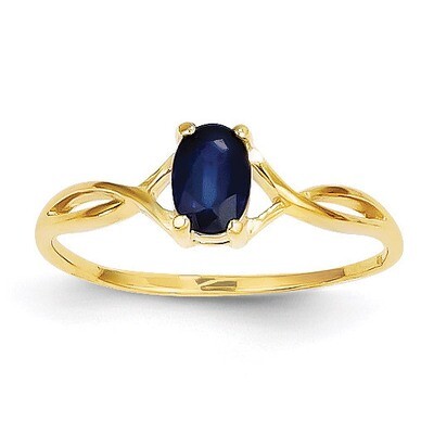 Saphire Birthstone Ring 14k Gold XBR234, MPN: XBR234, 883957413624