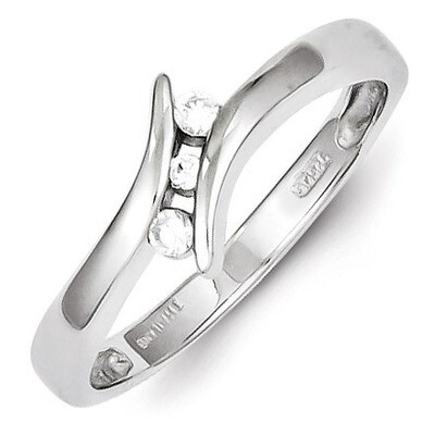 Ring Sterling Silver Rhodium-plated Diamond QR4271, MPN: QR4271, 883957497655