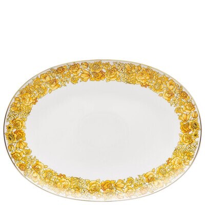 Versace Medusa Rhapsody Platter 15 Inch, MPN: 19335-403670-12738, 790955110144