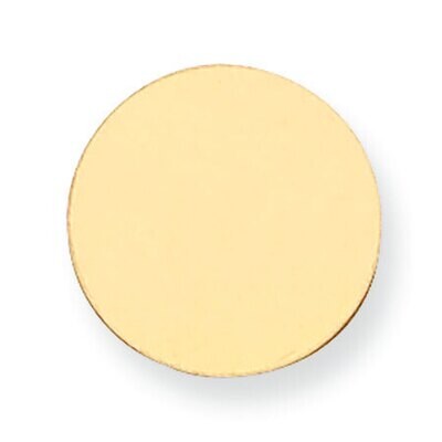 Round Stamping 14k Yellow Gold YG1011, MPN: YG1011,