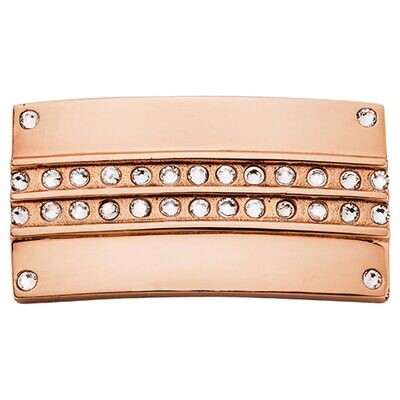 Nikki Lissoni Rose Gold-plated Large Tag of 34 x 19 mm Double Trouble T1003RGL, MPN: T1003RGL, 8719…