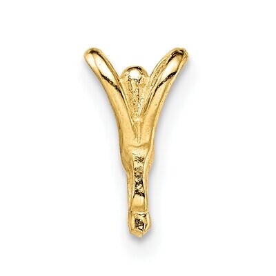 Casted with Ring Bail 14k Yellow Gold YG1518, MPN: YG1518,