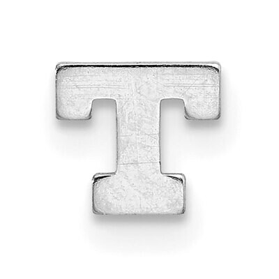 Die Struck Letter T 14k White Gold WG2220T, MPN: WG2220T,