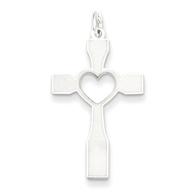 Cross Pendant Laser Designed Sterling Silver QXR245, MPN: QXR245, 883957541228