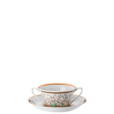 Versace Prestige Gala Cream Soup Cup and Saucer 10 oz., MPN: 19325-403637-10420, 790955326781