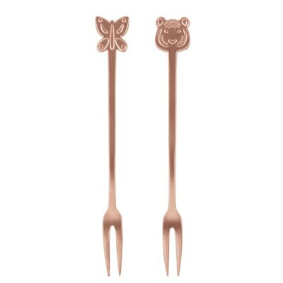 Sambonet Party Fashion Set 2 Party Forks Fashion 52649R50, MPN: 52649R50,