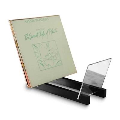 Black Wood Vinyl Record Display Case GM24206BK, MPN: GM24206BK, 797140001607