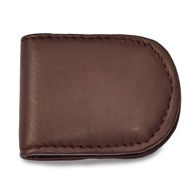 Brown Leather Magnetic Money Clip GM20755, MPN: GM20755, 788089142742