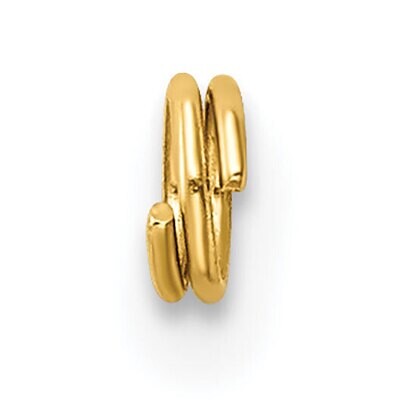 24 Gauge 3.5mm Round Split Ring 14k Yellow Gold YG2172, MPN: YG2172,