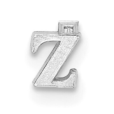 Casted Letter Z 14k White Gold WG2219Z, MPN: WG2219Z,
