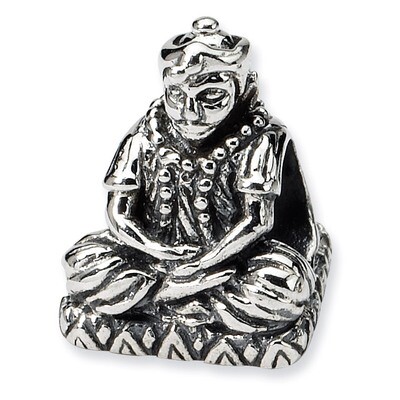 Buddha Bead - Sterling Silver QRS1208, MPN: QRS1208, 883957277073