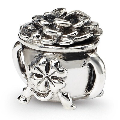 Pot-of-Gold Bead - Sterling Silver QRS1257, MPN: QRS1257, 883957277752
