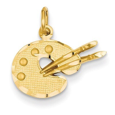 Artist Palette Charm 14k Gold C1087, MPN: C1087, 883957854915