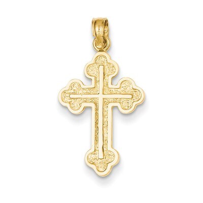 Budded Cross Pendant 14k Gold C4277, MPN: C4277, 637218038947
