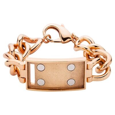 Nikki Lissoni Rose Gold-plated Bracelet of 21cm For Large Magnetic Tags TB03RG21L, MPN: TB03RG21L, …