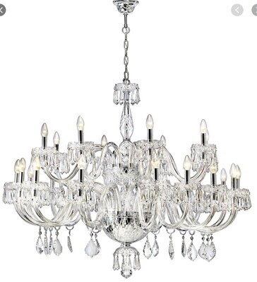 Vista Alegre Diamond Chandelier With 2 Levels and 18 Arms 48000864, MPN: 48000864, 5601266750156