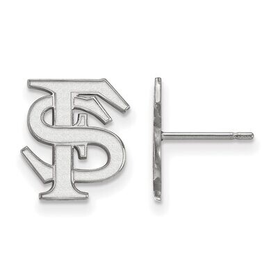 Florida State University Small Post Earring 10k White Gold 1W009FSU, MPN: 1W009FSU, 886774777436