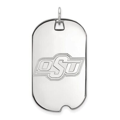 Oklahoma State University Large Dog Tag Sterling Silver SS027OKS, MPN: SS027OKS, 886774694511