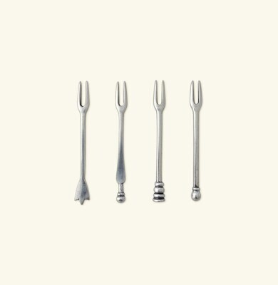 Match Pewter Assorted Olive Forks Set of 4  1342, MPN: 1342,