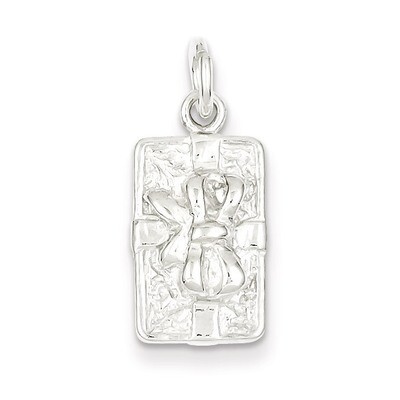 Sterling Silver Present Charm QC841