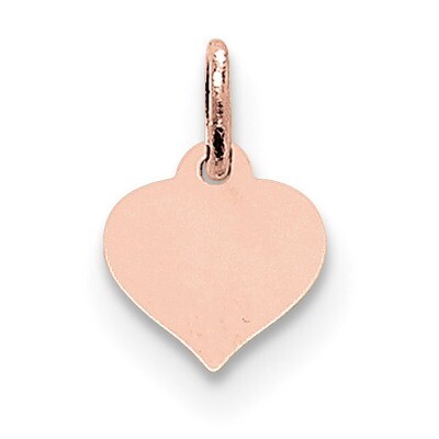 Heart Disc Charm 14k Rose Gold XRM525/18, MPN: XRM525/18, 191101456695
