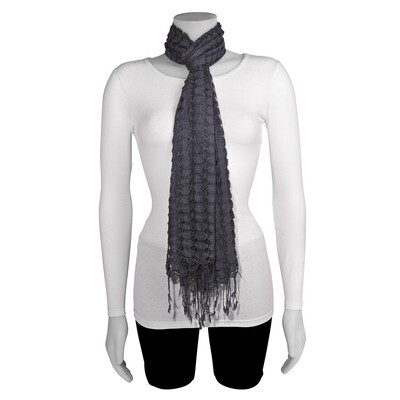 Charcoal Grey Fashion Scarf GM13174