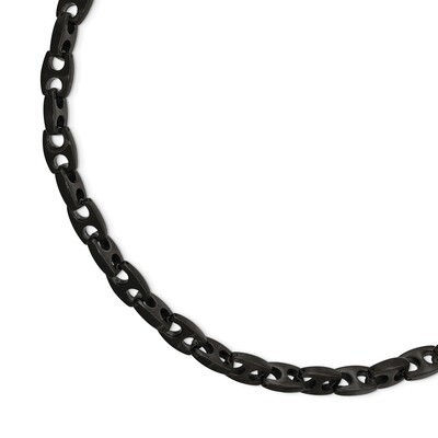 IP Link Bracelet Stainless Steel Brushed Black SRB1975-9 by Chisel, MPN: SRB1975-9, 191101644764