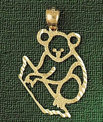 Dazzlers Jewelry Koala Pendant Necklace Charm Bracelet in Yellow, White or Rose Gold 2524, MPN: DZ-…